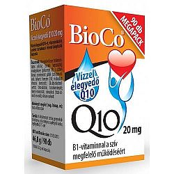 BioCo Vízzel elegyedő Q10 20mg B1-vitaminnal, 90 db kapszula