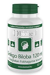 Bioheal Ginkgo biloba 120 mg + Fokhagyma kivonat filmtabletta, 70 db