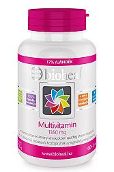 Bioheal Multivitamin 1350mg 11 vitamin és ásványi anyag hozzáadásával, 70 db