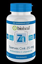 Bioheal Szerves Cink 25 mg, 60+10 db