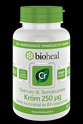 Bioheal Szerves & Természetes Króm 250 μg fahéj kivonattal és B3-vitaminnal, 60+10 db