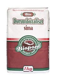 Biopont bio durumbúzaliszt, sima, 1 kg