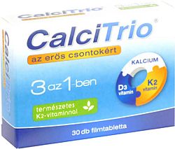 CalciTrio 3 az 1-ben filmtabletta, 30 db
