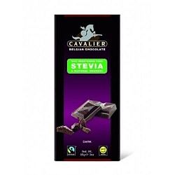 Cavalier étcsokoládé tábla steviával, 85 g