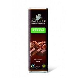 Cavalier tejcsokoládé steviával, 40 g - mogyorókrémes