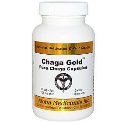 Chaga Gold hamvaskéreg gomba kapszula, 525 mg, 90 db