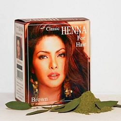 Classic Henna Hajszínező Por Sötétbarna 100 g