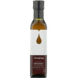 Clearspring bio Szezámolaj, pirított, 500 ml