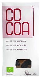 COCOA BIO WHITE BAR CSERESZNYÉS, 50 g