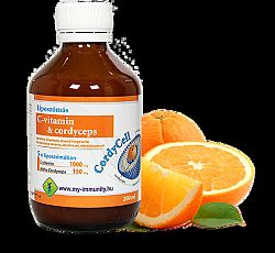 Cordycell Liposzómás C-vitamin és Cordyceps narancs ízű folyékony étrendkiegészítő, 200 ml