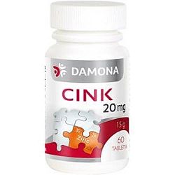 Damona Cink 20 mg tabletta, 60 db
