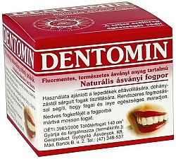 Dentomin fogpor, natúr, 95 g