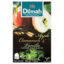 Dilmah Apple-cinnamon Aromás Fekete Tea Aromazáró Dobozban, 20 filter