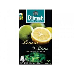 Dilmah Lemon-lime Aromás Fekete Tea Aromazáró Dobozban, 20 filter