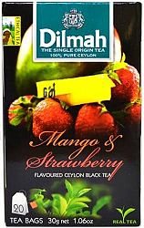 Dilmah Mango-strawberry Aromás Fekete Tea Aromazáró Dobozban, 20 filter