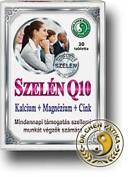 Dr. Chen Szelén Q10 Kalcium+Magnézium+Cink tabletta, 30 db