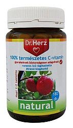 Dr. Herz 100% természetes C-vitamin acerolából, 180 db rágótabletta