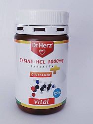 Dr. Herz Lysine-HCL 1000 mg, 120 db