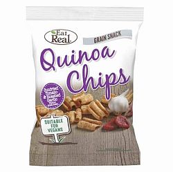 Eat Real quinoa chips, paradicsomos-sült fokhagymás, 30 g