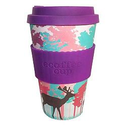 Ecoffee Cup hordozható kávéspohár - Frankly My Deer, 400 ml