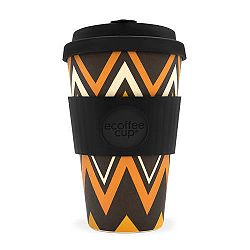 Ecoffee Cup hordozható kávéspohár- ZignZag, 400 ml