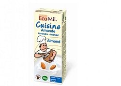 Ecomil bio Növényi tejszín, mandulás, 200 ml