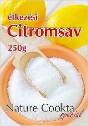 Étkezési citromsav 250 g, Nature Cookta