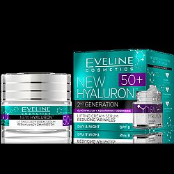Eveline Hyaluron 4D 50+ nappali és éjszakai krém, 50 ml