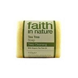 Faith in Nature Bio teafa szappan, 100 g
