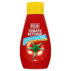 Felix ketchup hozzáadott cukor nélkül, édesítőszerrel, 435 g