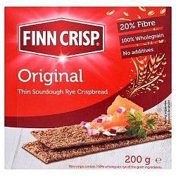 Finn Crisp vékony ropogós teljes kiőrlésű kenyér, 200 g