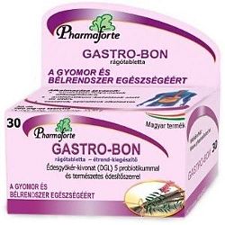 GASTRO-BON rágótabletta, 30 db - A savas nyelőcső, gyomor és bélrendszer egészségéért