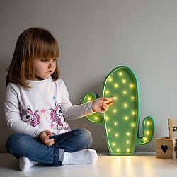 Gyerek fa lámpa LED lámpa Kaktusz