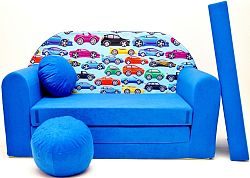 Gyerek kanapé - autók - kék
