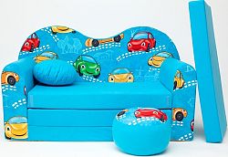 Gyerek kanapé - autók - kék