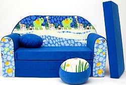 Gyerek kanapé JUNGLE - kék 2