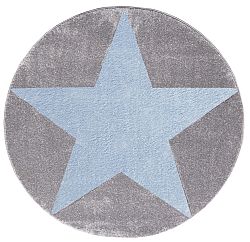 Gyerek szőnyeg STAR ezüst-szürke-kék