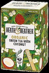 Heath&heather bio zöldtea kókusszal filteres