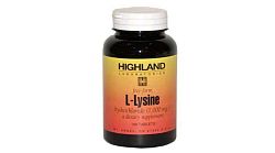 Highland L-Lysine tabletta, 100 db