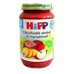 Hipp 6440 céklafőzelék almával-marhahús., 220 g
