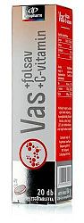 InnoPharm Vas + C-vitamin pezsgőtabletta, 20 db