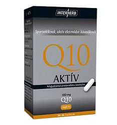 Interherb Q10 Aktív kapszula 100 mg, 30 db