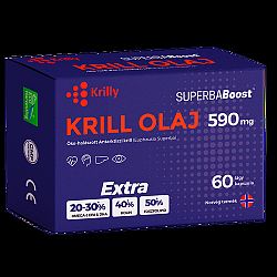Krilly Krill Olaj 590 mg, 60 db