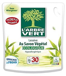 L'Arbre Vert mosószer utántöltő növényi szappan kivonattal, 2000 ml