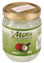Meru szűz kókuszolaj/kókuszzsír, VCO 200 ml