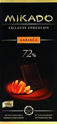 Mikado keserű csoki 72% narancshéjjal, 100 g