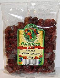 Naturfood Bio aszalt vörös áfonya, 100 g