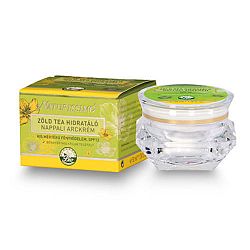 Naturissimo Zöld tea nappali fényvédő, hidratáló krém SPF10, VILÁGOS, 50 ml