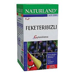 Naturland Gyümölcstea feketeribizlivel filteres, 20x2g