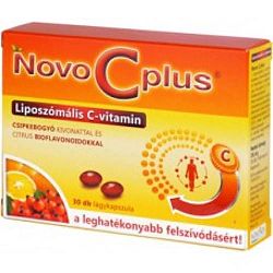 Novo C plus liposzómális C-vitamin csipkebogyóval, 30 db